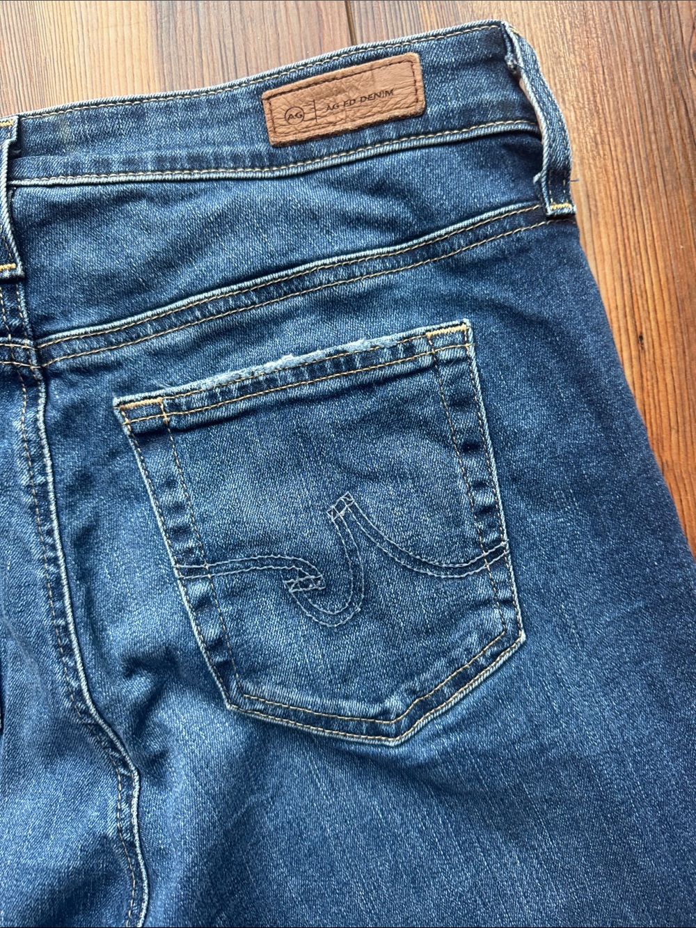 AG Adriano Goldschmied Farrah Boot Crop Jeans Women’s Size 28 - Picture 5 of 8